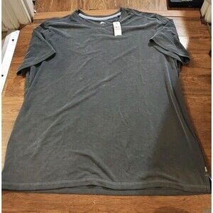 NWT Tommy Bahama Shirt Mens 3XL Gray V Neck Soft Tee Resort Wear Tencel Blend